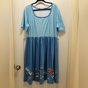 Cinderella’s Slipper Enchanted Dress Shop Disney themed blue dress, size 2X
